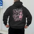 Daddy Of The Birthday Girl Doll Birthday Kid Family Matching Men's Hoodie Back Print