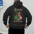 Daddy Of The Birthday Girl Pink And Green Family Matching Men's Hoodie Back Print