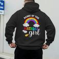 Daddy Of The Birthday Girl Rainbow B-Day Matching Family Men's Hoodie Back Print Daddy Of The Birthday Girl Rainbow B-Day Matching Family Men's Hoodie Back Print