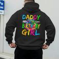 Daddy Of The Birthday Girl Retro 80's Party Men's Hoodie Back Print Daddy Of The Birthday Girl Retro 80's Party Men's Hoodie Back Print