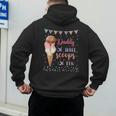Daddy Dad Ice Cream Third Birthday Three Scoops Of Fun Men's Hoodie Back Print