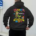 Daddy Dinosaur Shirt Cute Birthday Boy Family Apparel Men's Hoodie Back Print Daddy Dinosaur Shirt Cute Birthday Boy Family Apparel Men's Hoodie Back Print