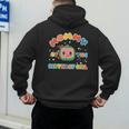 Daddy Mommy Of The Birthday Girl Melon Family Matching Men's Hoodie Back Print