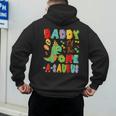 Daddy Of The One-A-Saurus 1St Birthday Boy Dinosaur Men's Hoodie Back Print