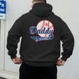Daddy Of Rookie 1st Birthday Baseball Theme Matching Party Men's Hoodie Back Print Daddy Of Rookie 1st Birthday Baseball Theme Matching Party Men's Hoodie Back Print