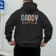 Daddy Saurus Dad Dinosaur Three Rex Birthday Boy Girl Family Men's Hoodie Back Print