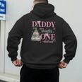 Daddy In a Winter Onederland Birthday Girl Christmas Tree Men's Hoodie Back Print