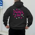 Daddy's Girl Shirt With Pink Lettering Men's Hoodie Back Print