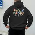 DaddysaurusRex Dinosaur Dad Daddy Saurus Family Men's Hoodie Back Print