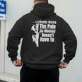Dads Electrical Lineman Gear Husband & Lineman Wife Men's Hoodie Back Print