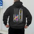 My Dad's Fight Is My Fight Bladder Cancer Awareness Men's Hoodie Back Print