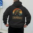 Dadzilla-Father Of The Monsters Dad Father's Day Men's Hoodie Back Print