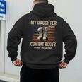 My Daughter Wears Combat Boots Proud Army Dad Veteran Day Men's Hoodie Back Print