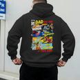 DC Comics Father's Day Justice League Dad Attributes Men's Hoodie Back Print