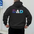 Disney Frozen Elsa Anna Olaf Dad Father's Day Birthday Men's Hoodie Back Print