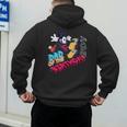 Disney Mickey Mouse Family Star Dad Of The Birthday Boy Men's Hoodie Back Print