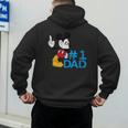 Disney Mickey Mouse Father's Day 1 Dad Men's Hoodie Back Print