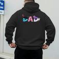 Disney Minnie Mouse And Daisy Duck Dad Father's Day Birthday Men's Hoodie Back Print
