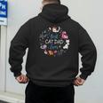 Disney Pet Parent Father’s Day Disney Cats Best Cat Dad Ever Men's Hoodie Back Print