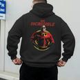 Disney Pixar The Incredibles 2 Mr Incredible Vintage Dad Men's Hoodie Back Print