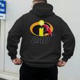 Disney And Pixar's The Incredibles Mr Incredible Dad Family Men's Hoodie Back Print