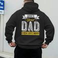 Does Your Dad Even Lift Bro Gym Lover's Men's Hoodie Back Print
