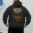 Dog Owner Dad Rottweiler Rottie Dad Men's Hoodie Back Print Dog Owner Dad Rottweiler Rottie Dad Men's Hoodie Back Print