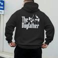 The Dogfather Dog Dad Dog Lover Men's Hoodie Back Print