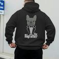 The Dogfather French Bulldog Dad Frenchie Papa T-Shirt Small Men's Hoodie Back Print