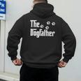 The DogfatherShirt Dad Dog Lover Men's Hoodie Back Print