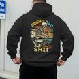 Doing Dad Shit Dad Joke Skeleton Dad Dad Father's Day Men's Hoodie Back Print