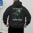 Don't Worry Kitten Daddy's Here Men's Hoodie Back Print