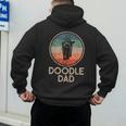 Doodle Dog Vintage Doodle Dad Small Men's Hoodie Back Print