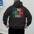 El Papa Mas Chingon Best Mexican Dad Men's Hoodie Back Print