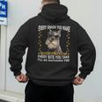 Every Snack You Make Miniature Schnauzer Dog Mom Dad Men's Hoodie Back Print