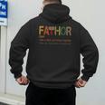 FA-Thor Like Dad Just Way Mightier Hero Fathers Day Small Men's Hoodie Back Print