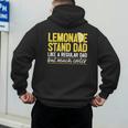 Family Lemonade Stand Dad Men's Hoodie Back Print Family Lemonade Stand Dad Men's Hoodie Back Print