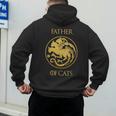 Father Of Cats Shirt Cat Dad Cat Daddy Men's Hoodie Back Print