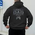Father Dad Daddy Husband Tshirt Gamer Dad Men's Hoodie Back Print