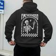 Fatherhood Dad Tour Some Days I Rock It Happy Father's Day Men's Hoodie Back Print