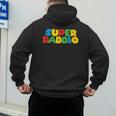 Fatherly Powers Unleashed Gamer Super Dad From Wife & Kids Men's Hoodie Back Print