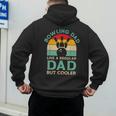 Fathers Day Bowling Dad For Bowling Player Dad Men's Hoodie Back Print