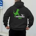Father's Day Idea Daddysaurus Rex T-Shirt Men's Hoodie Back Print Father's Day Idea Daddysaurus Rex T-Shirt Men's Hoodie Back Print