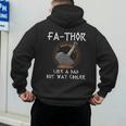 Fathor Dad Father Father's Day Classic Fit Short Sleeve T-Shirt Size Small Men's Hoodie Back Print