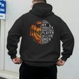 My Favorite Basketball Player Calls Me Dad Basketball Dad Men's Hoodie Back Print