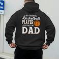 My Favorite Basketball Player Calls Me Dad Men's Hoodie Back Print