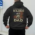 My Favorite Solider Calls Me Dad Proud Army Dad Men's Hoodie Back Print