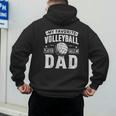My Favorite Volleyball Player Calls Me Dad Fathers Day Sport Men's Hoodie Back Print