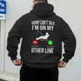 Fishing Dad Men Reel Cool Fish Bass Fishing Men's Hoodie Back Print