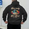 Fishing Father's Day Dad Fisherman Birthday Graphic Men's Hoodie Back Print